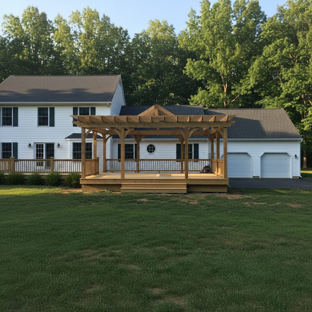 Deck Installation completed by Midway Deck Solutions in Arlington, TN