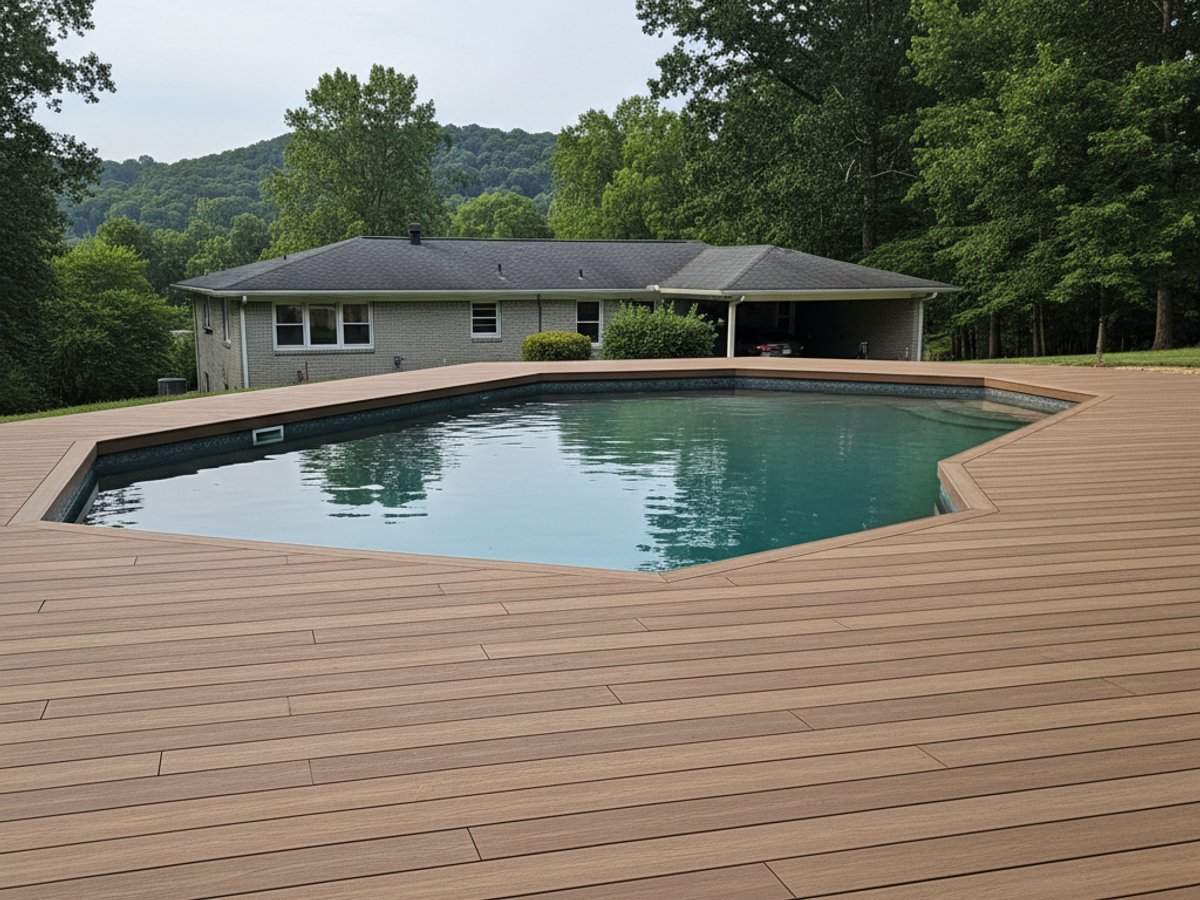 Composite Decking Installation completed by Midway Deck Solutions in Southaven, TN